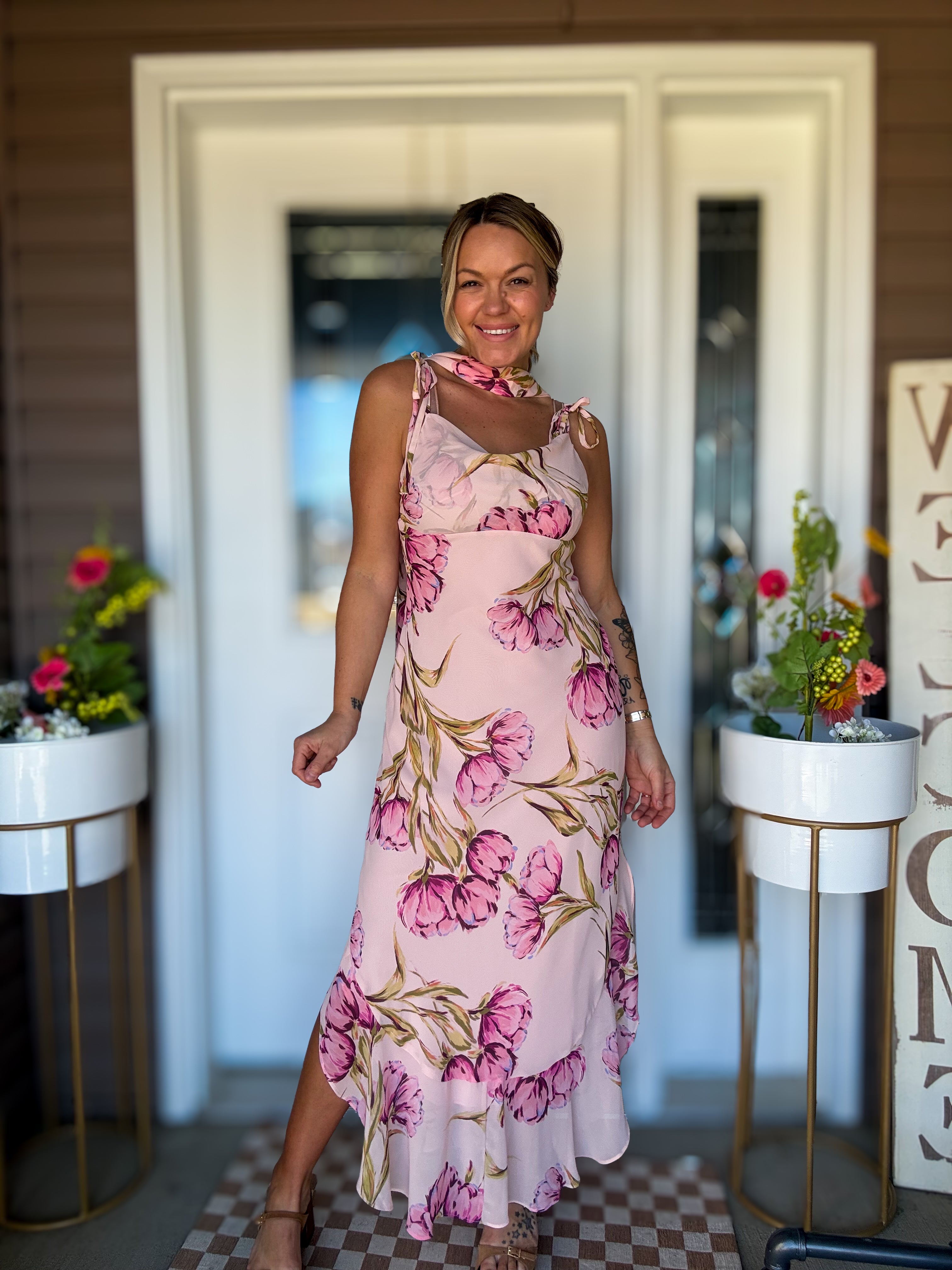 Steve Madden Jaila Dress-Rosette Pink – Styles By Erica