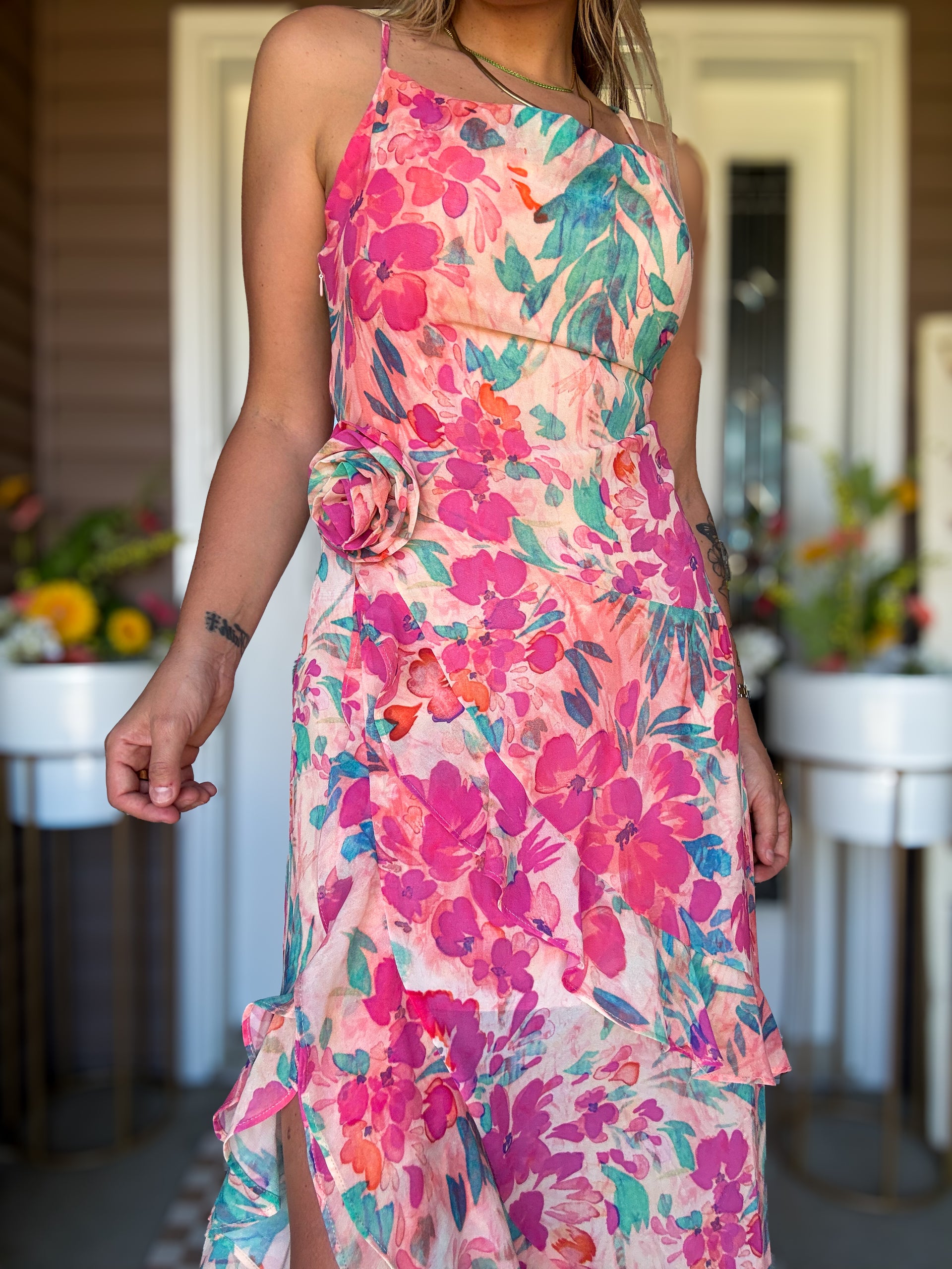 Steve Madden Sadie Dress-Tropical – Styles By Erica