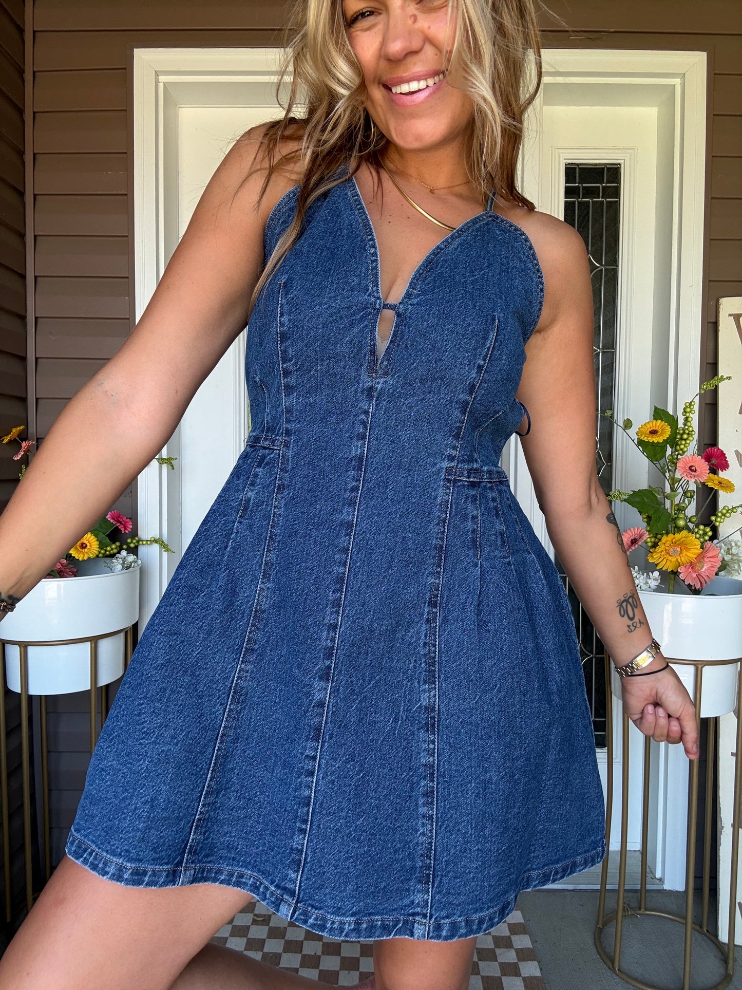 Steve Madden Dianne Dress in Blue