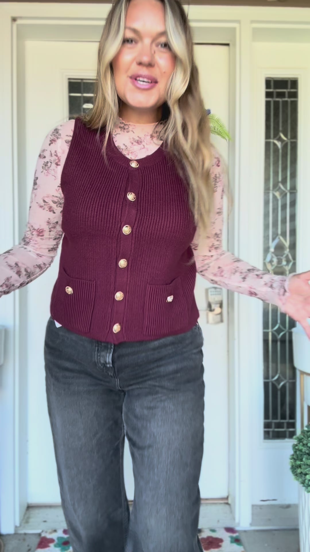 Steve Madden Aliya Sweater vest