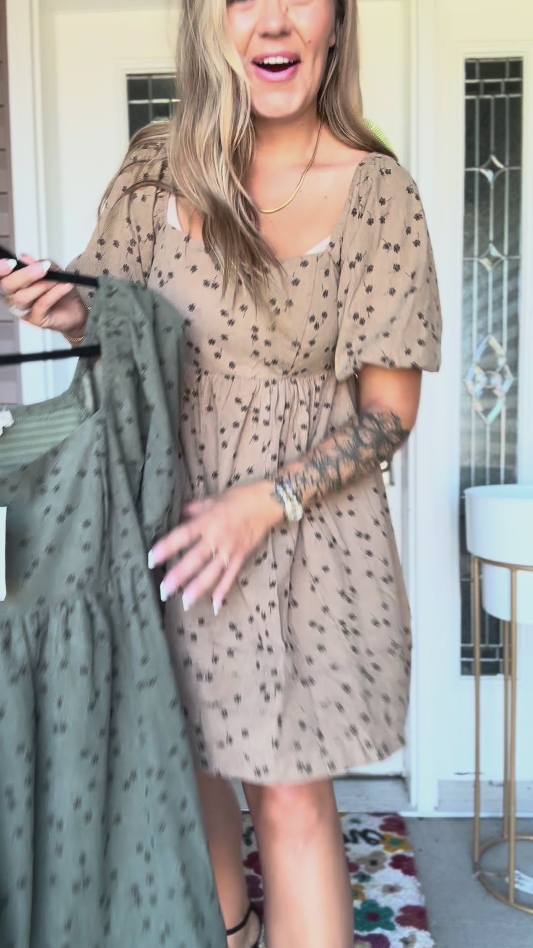 Baby Doll Corduroy Dress