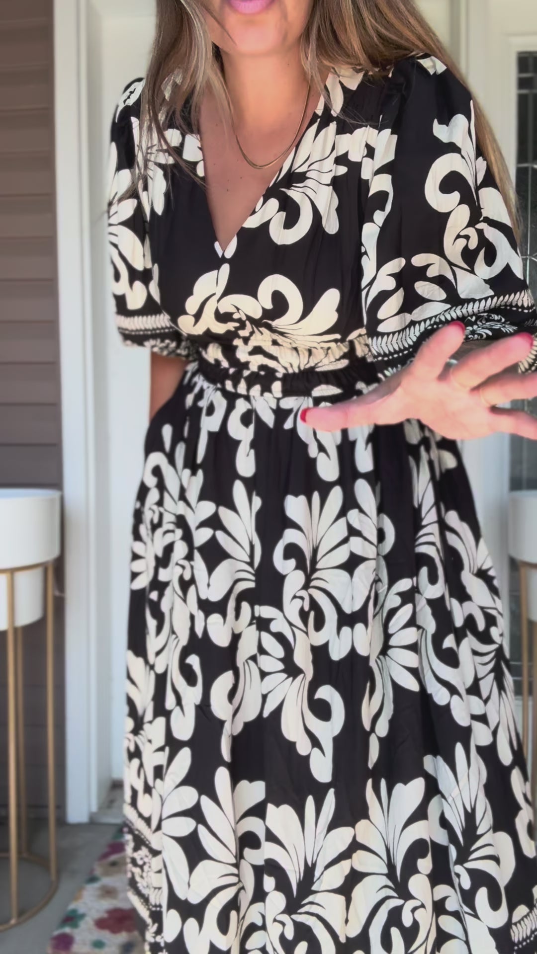 The Classic Charm Midi Dress