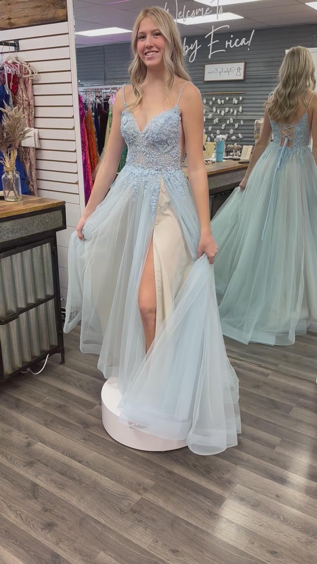 Sherri Hill Tulle A-Line 55998