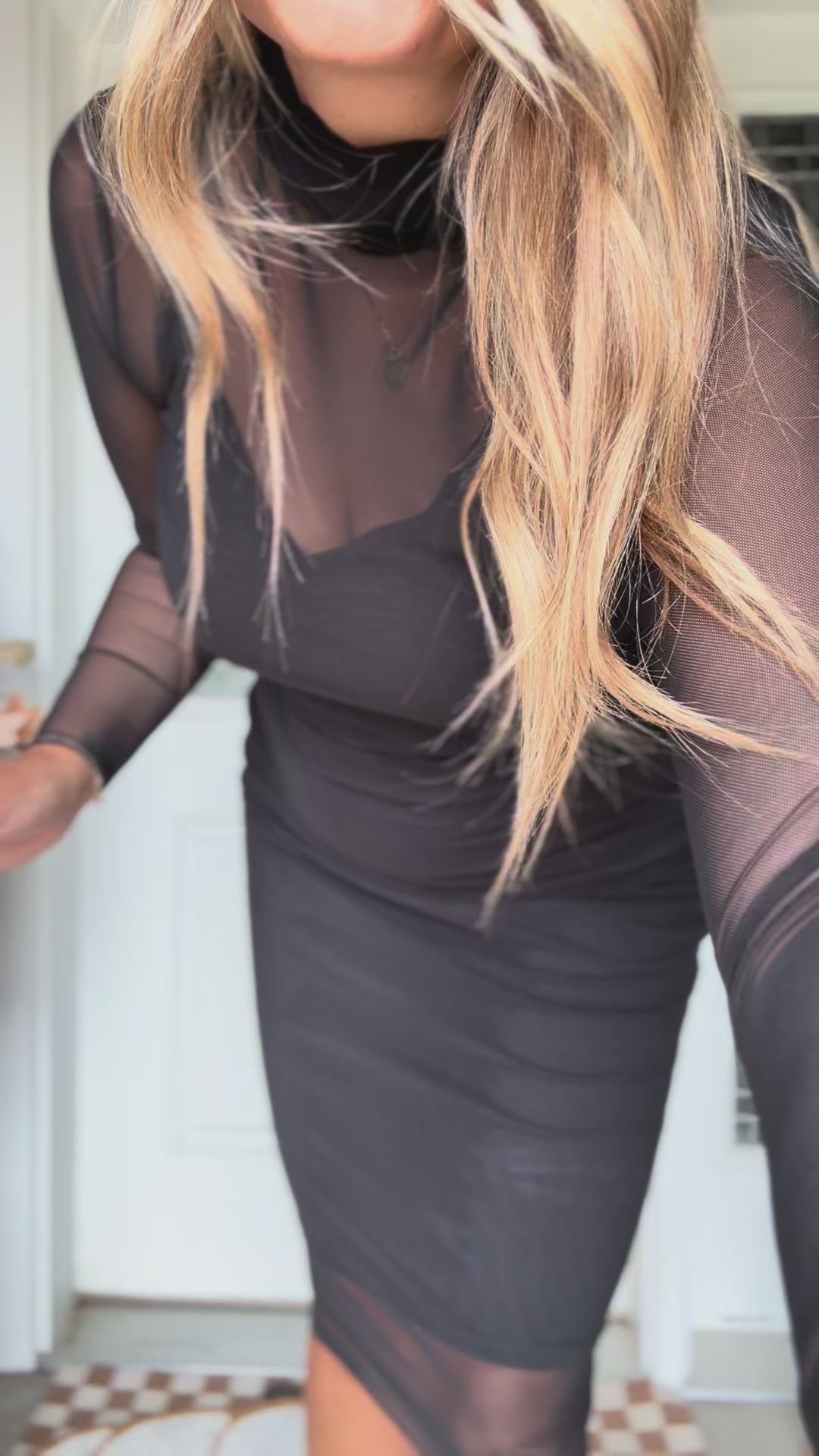Steve Madden Vivienne Dress-Black