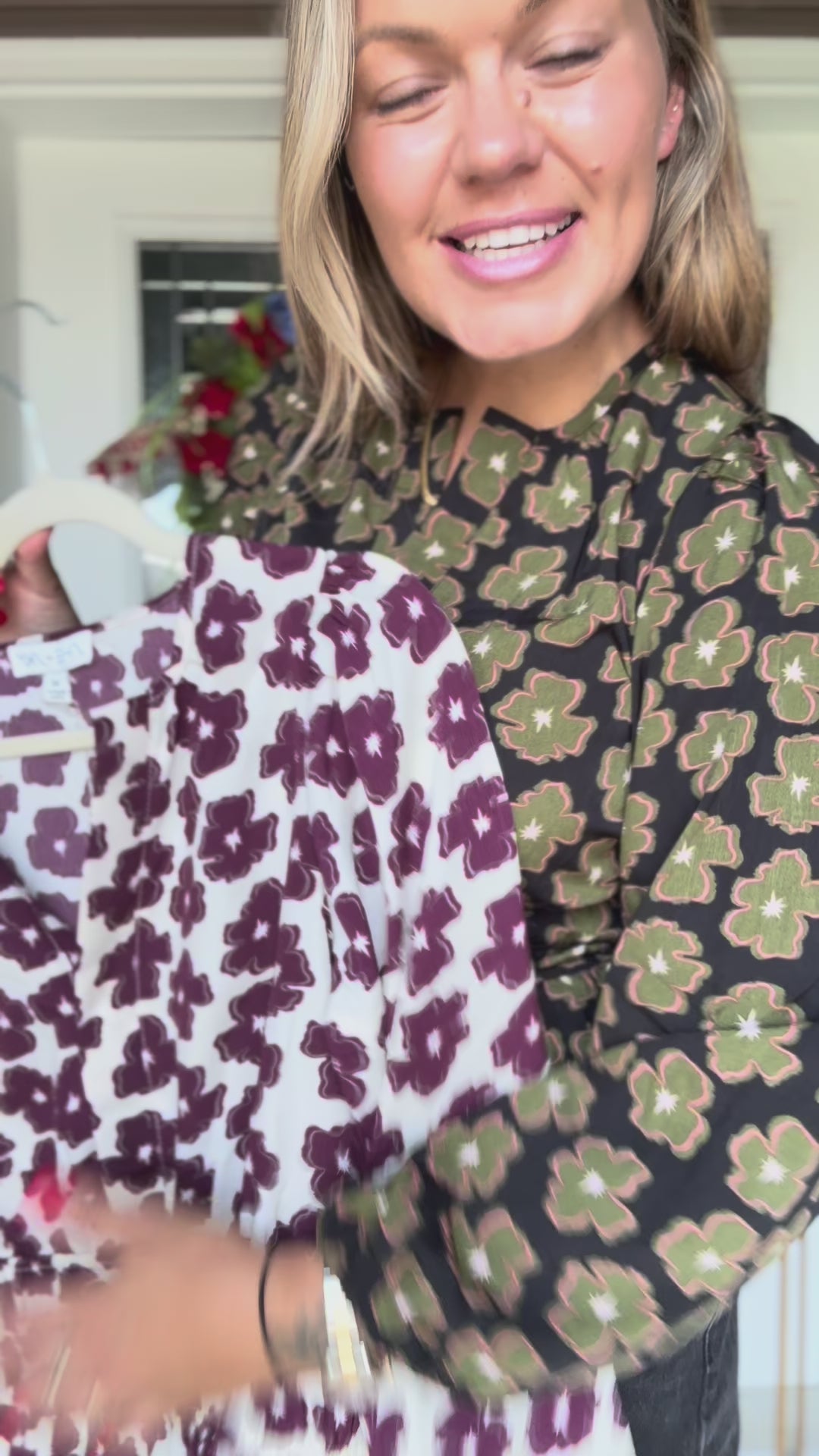 Floral Peplum Top