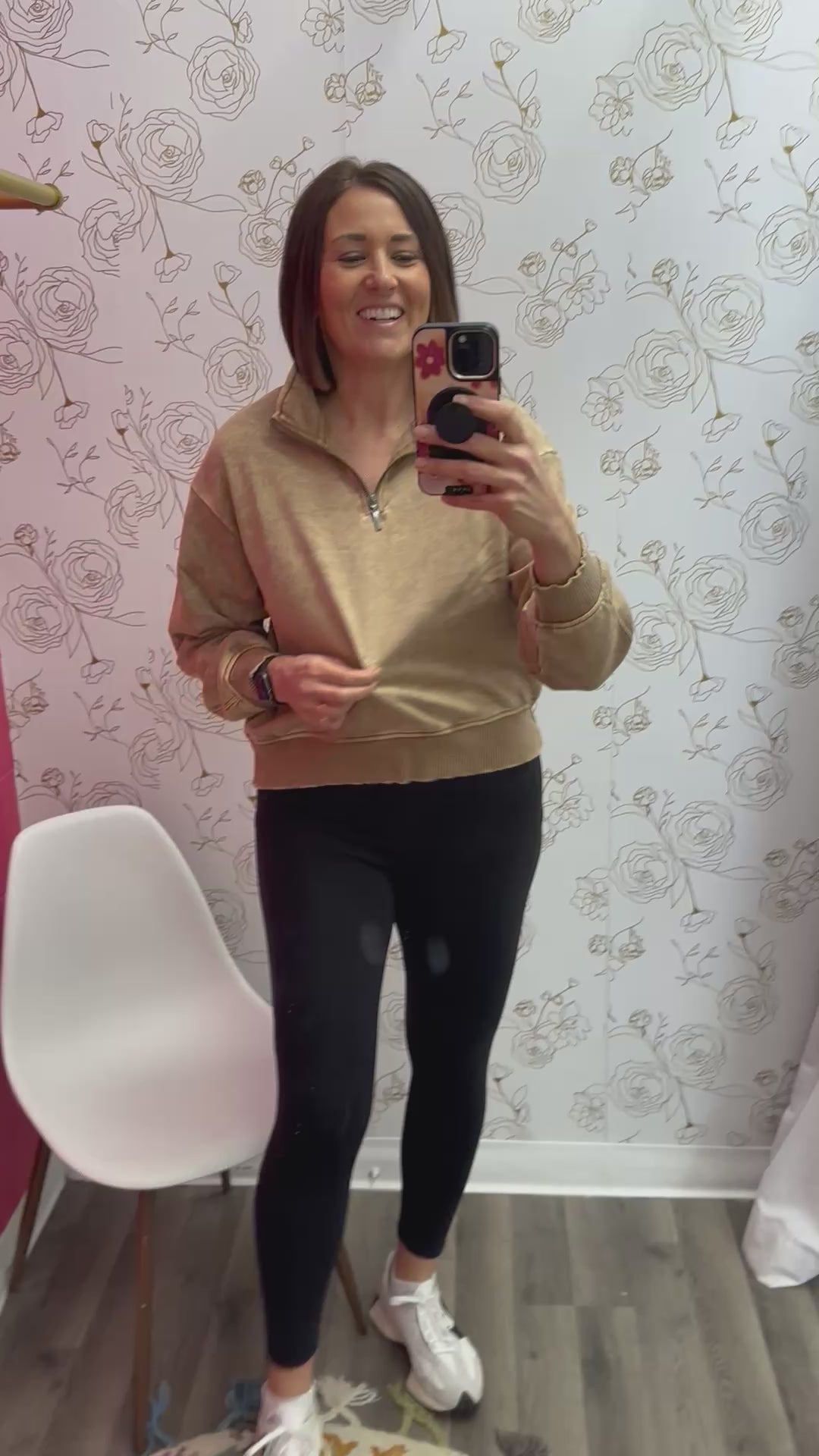 Camel Quarter Zip