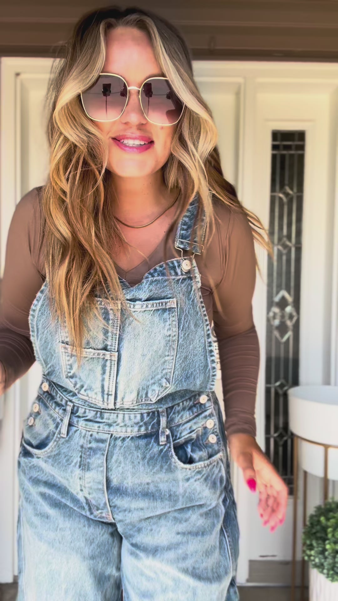 Free People Good luck barrel Overall
